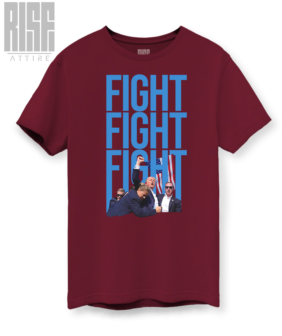 FIGHT2 // DTG COTTON UNISEX TEE // Red