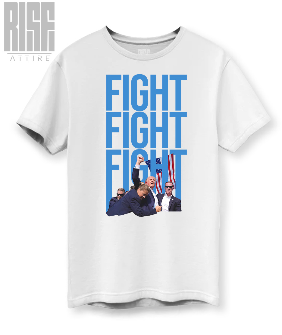 FIGHT2 // DTG COTTON UNISEX TEE // White