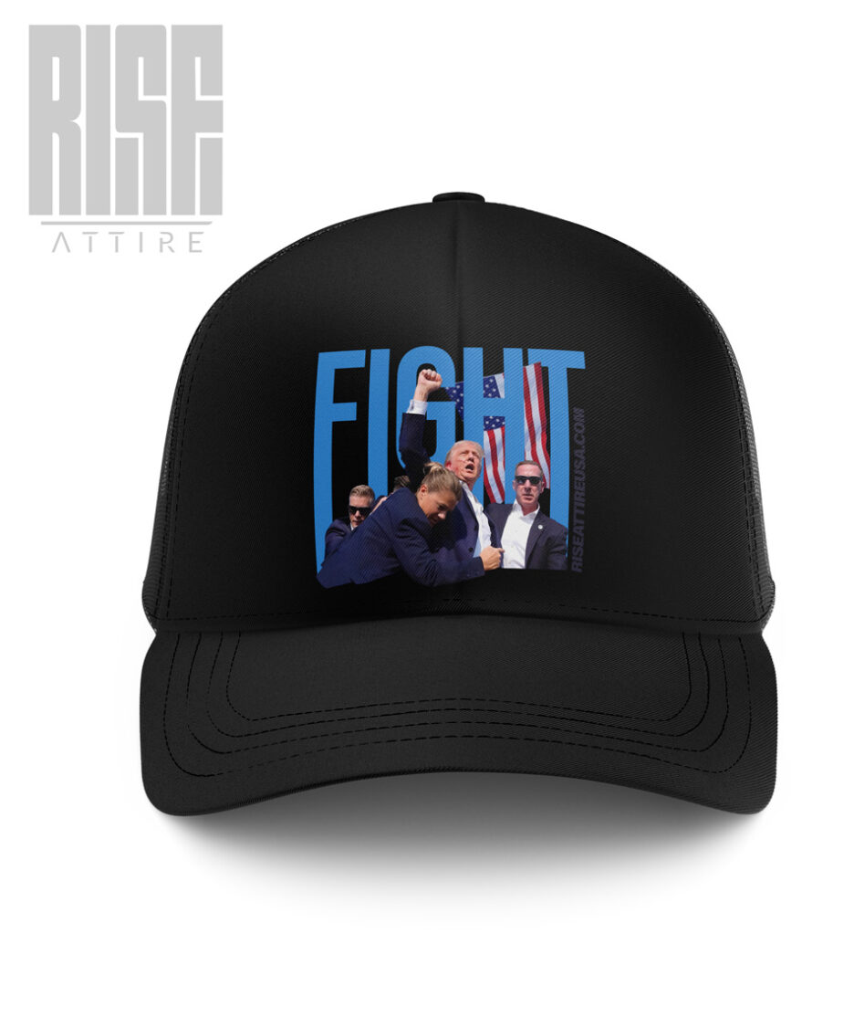 FIGHT2 // Classic Trucker Hat // RISE ATTIRE