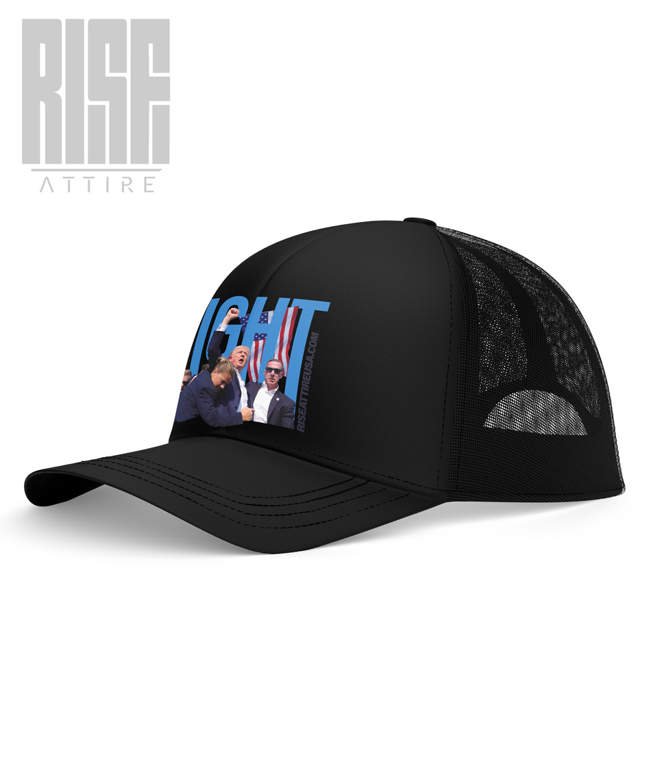 FIGHT2 // Classic Trucker Hat // RISE ATTIRE