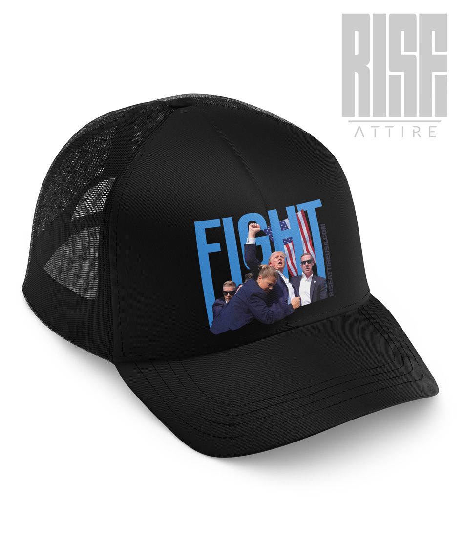 FIGHT2 // Classic Trucker Hat // RISE ATTIRE