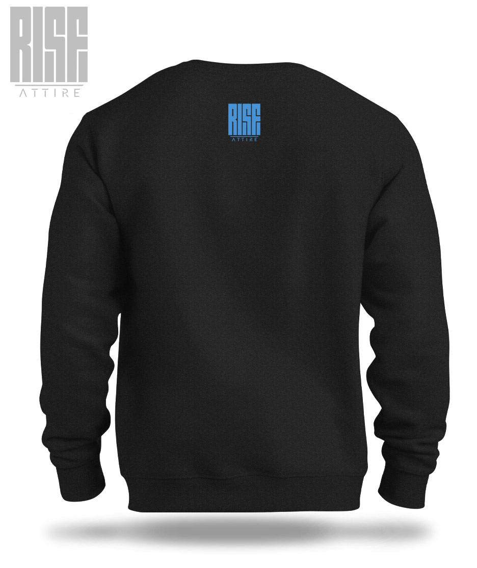 FIGHT // DTG CREWNECK SWEATER // BLACK