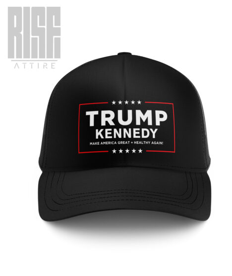 TRUMP + KENNEDY // Classic Trucker Hat // RISE ATTIRE