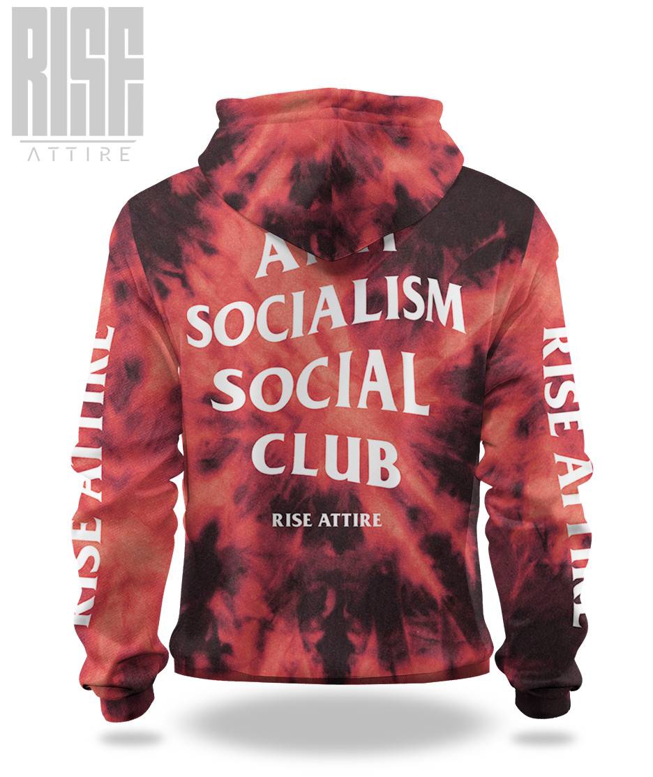 Anti Socialism Social Club Hoodie // Acid Wash // RISE Attire