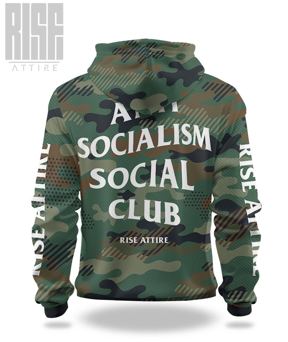 Anti Socialism Social Club Hoodie // Camo // RISE Attire