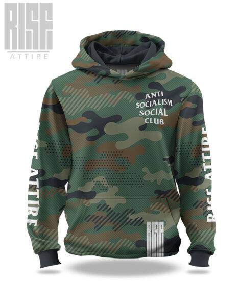 Anti Socialism Social Club Hoodie // Camo // RISE Attire