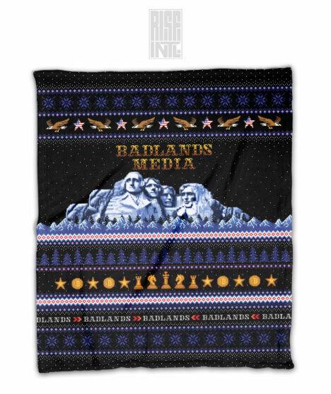 Badlands Christmas / Plush Throw Blanket / INTL