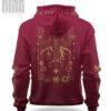 Coat of Arms RUBY RED Unisex Pullover Hoodie - Image 2