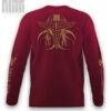 Coat of Arms RUBY RED Unisex Long Sleeve Tee - Image 2