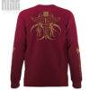 Coat of Arms RUBY RED Unisex Sweater - Image 3