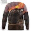 Pedowood Burning Unisex Long Sleeve Tee - Image 2