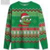 Green Christmas Mens Ugly Sweater - Image 3