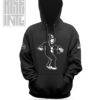 PSYWAR: CLOWNWORLD [FRONT FACING] DTG Unisex Cotton Hoodie - Image 3