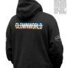 PSYWAR: CLOWNWORLD [FRONT FACING] DTG Unisex Cotton Hoodie - Image 2