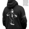 PSYWAR: CLOWNWORLD [BACK FACING] DTG Unisex Cotton Hoodie - Image 2