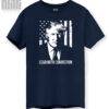 Lead with Conviction // Trump // Cotton DTG Unisex Tee // NAVY BLUE