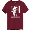 Lead with Conviction // Trump // Cotton DTG Unisex Tee // RED