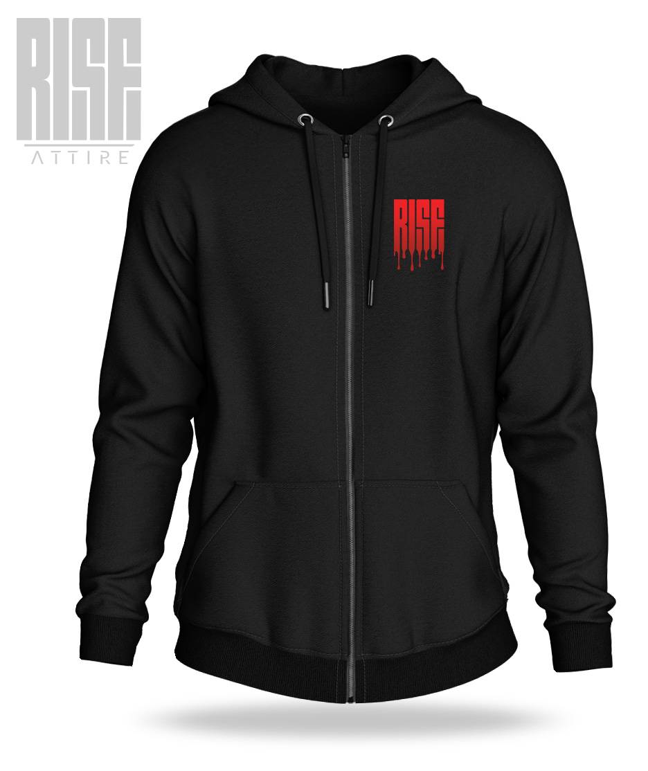 PUREBLOOD DTG // Zip-Up Hoodie // RISE Attire USA