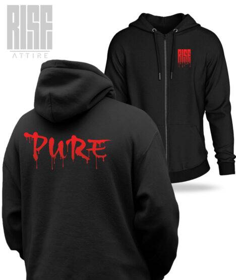 PUREBLOOD DTG // Zip-Up Hoodie // RISE Attire USA