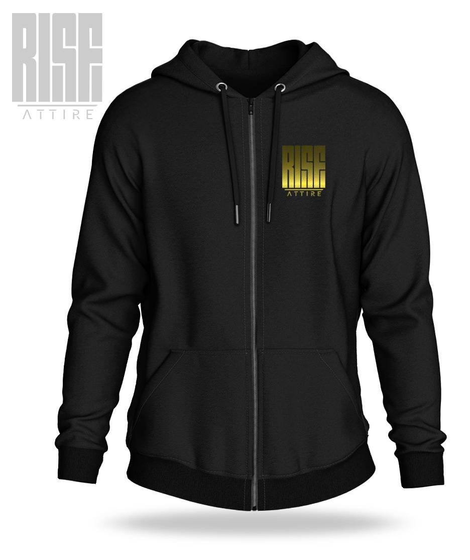 A New Golden Age DTG // Unisex Zip-Up Hoodie // RISE Attire USA