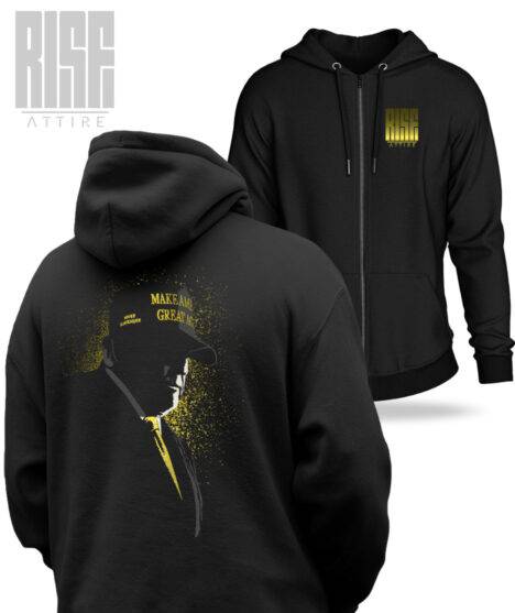 A New Golden Age DTG // Unisex Zip-Up Hoodie // RISE Attire USA