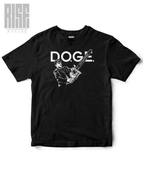 CHAINSAW! // DTG HEAVYWEIGHT COTTON TEE / BLACK