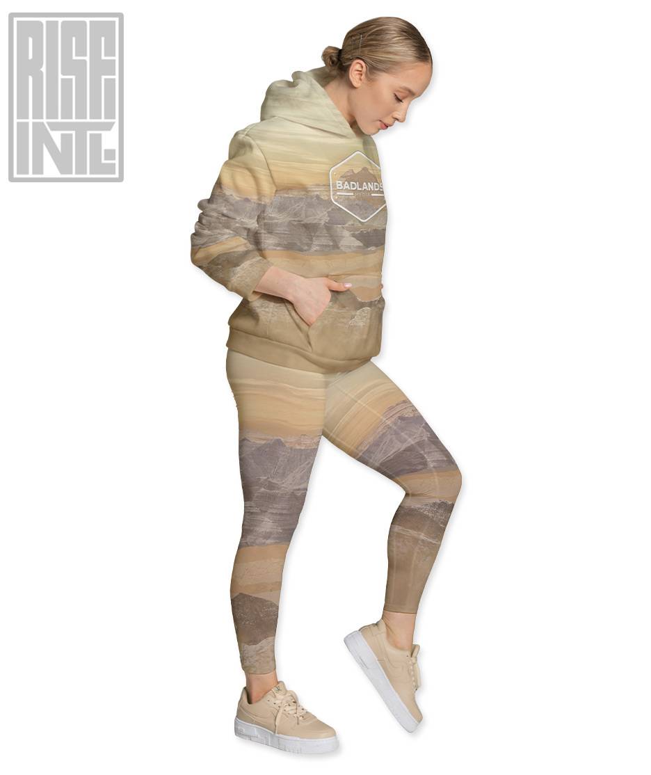 RISE INTL / BADLANDS / BADLANDSCAPE Womens Sport Leggings