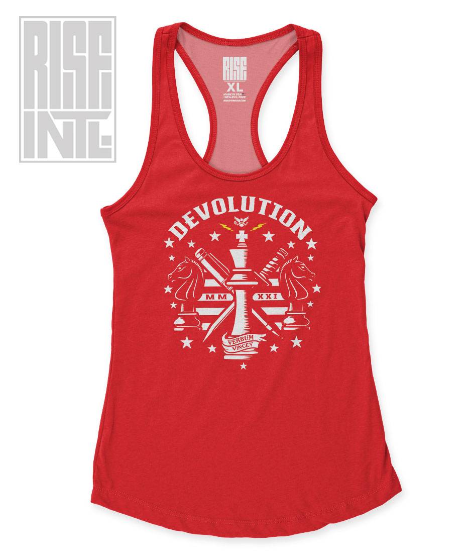 Badlands Media / Devolution / Womens Tank / RED