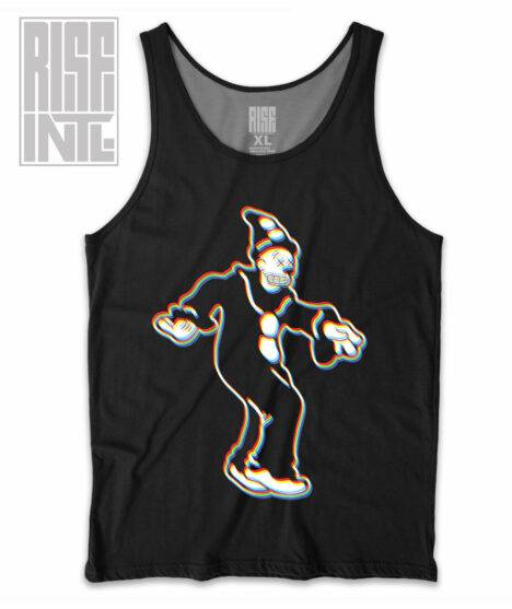 Badlands Media / PSYWAR CLOWNWORLD / Mens Tank / GLITCH