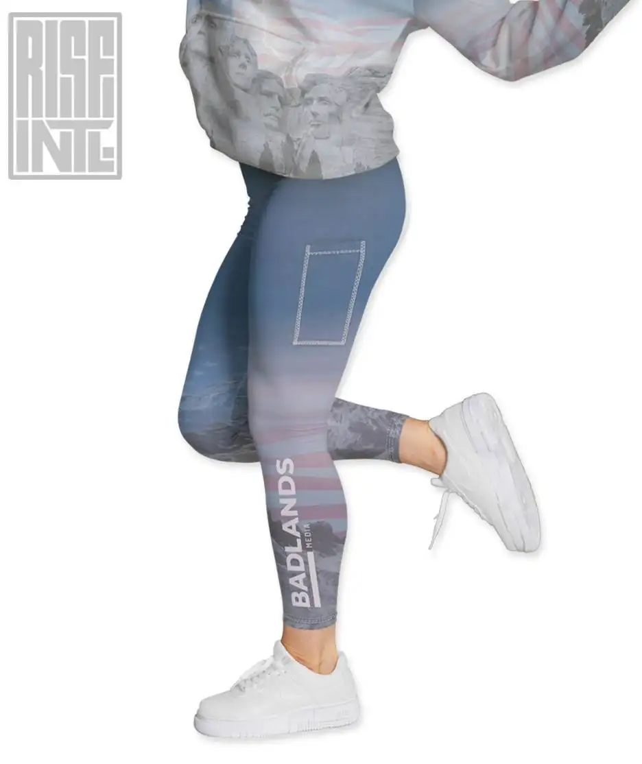 RISE INTL / BADLANDS / BADLANDSCAPE Womens Sport Leggings