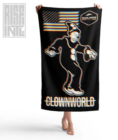 BADLANDS CLOWNWORLD / BEACH TOWEL