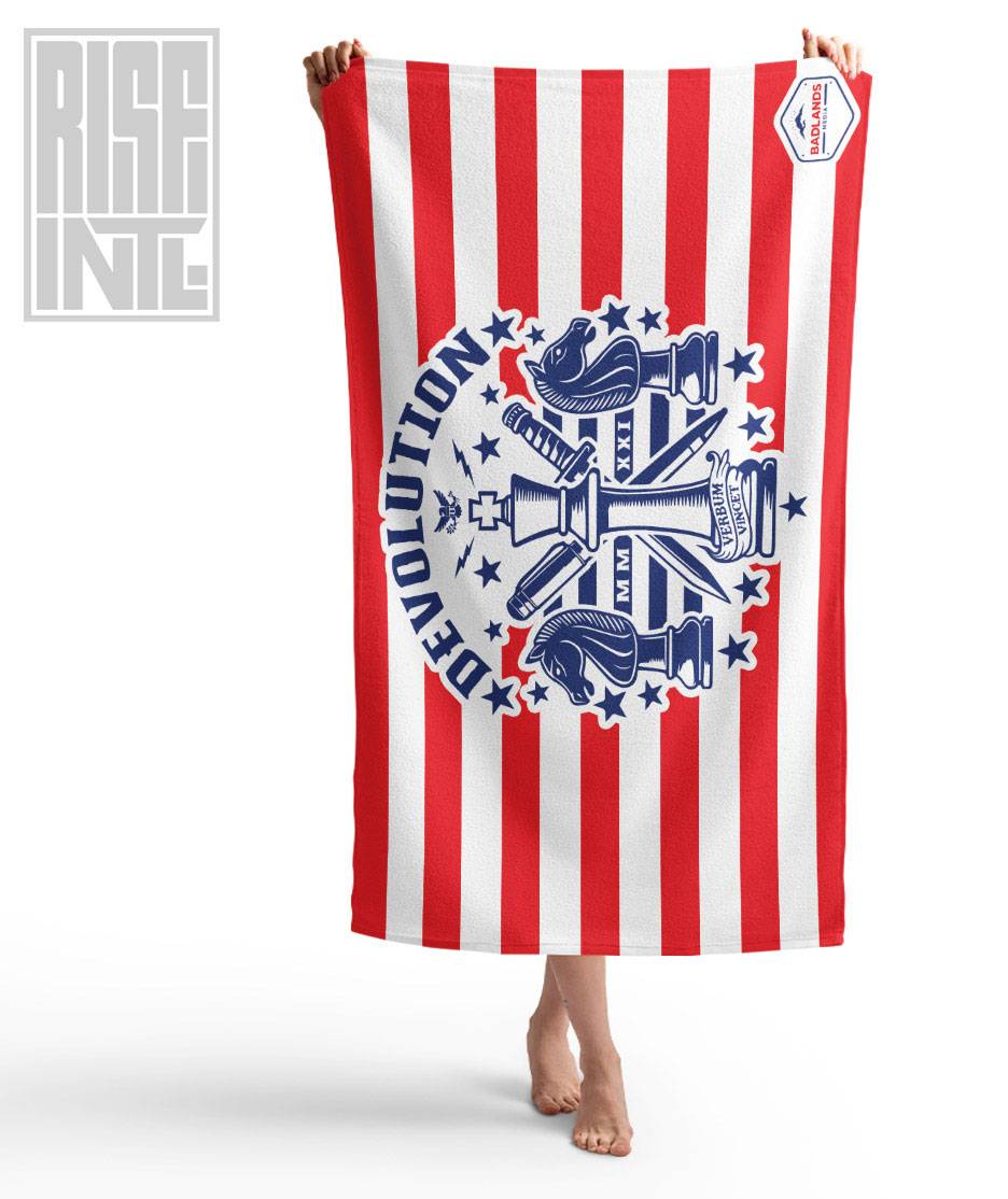 BADLANDS / DEVOLUTION BEACH TOWEL