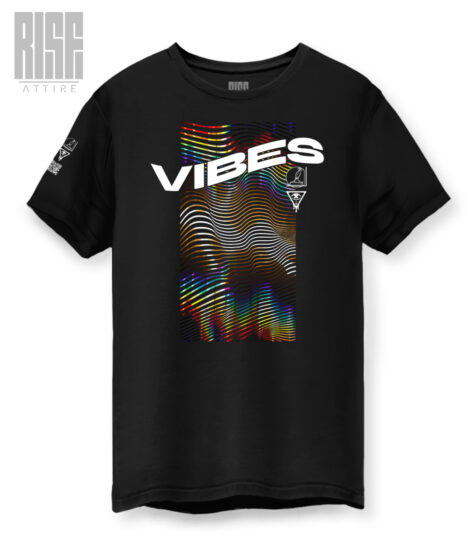 VIBES // Lines of Light V1 // Unisex Cotton Tee
