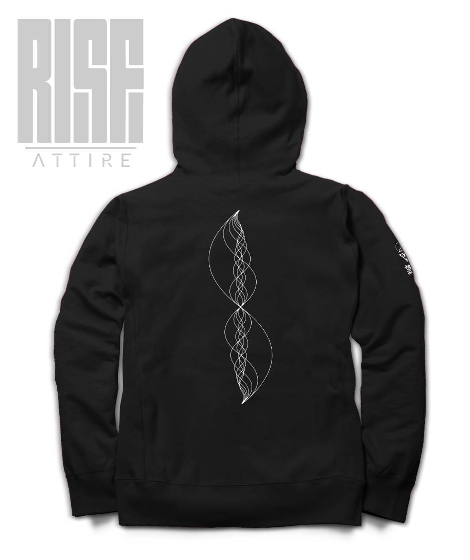 VIBES // Signature Series // Lines of Light V3 // Unisex Cotton Pullover Hoodie