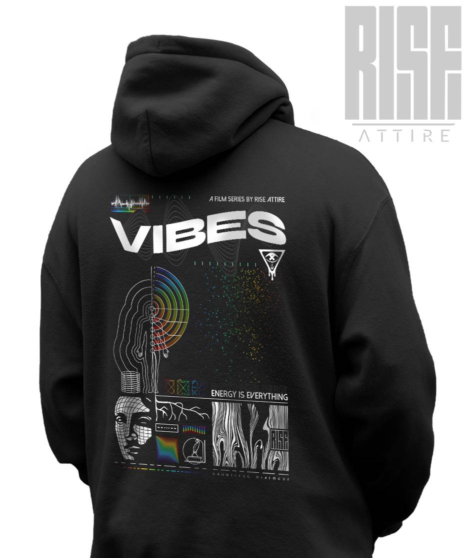 VIBES 01 // Unisex Cotton Zip-Up Hoodie