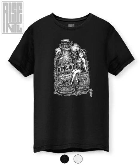 Quite Frankly // King40 // DTG Tee // Black or White // RISE INTL