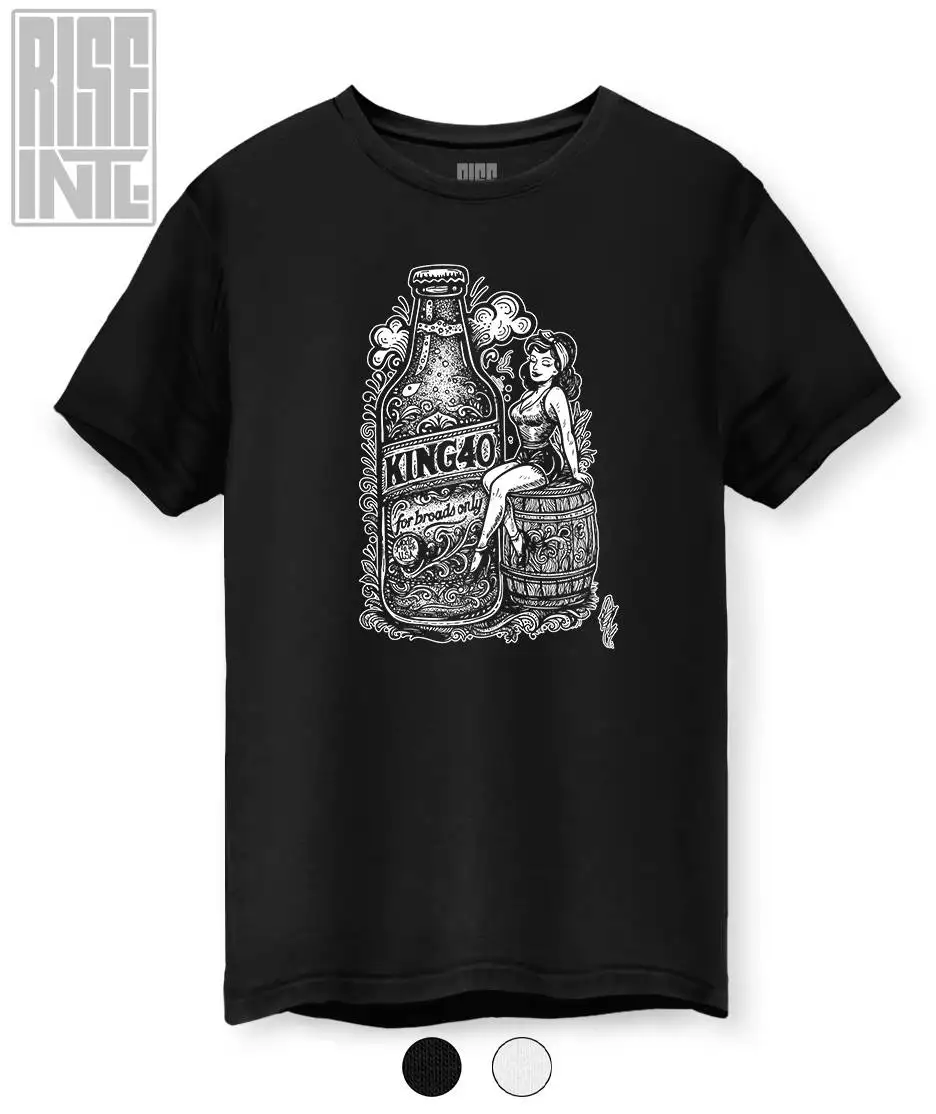 Quite Frankly // King40 // DTG Tee // Black or White // RISE INTL