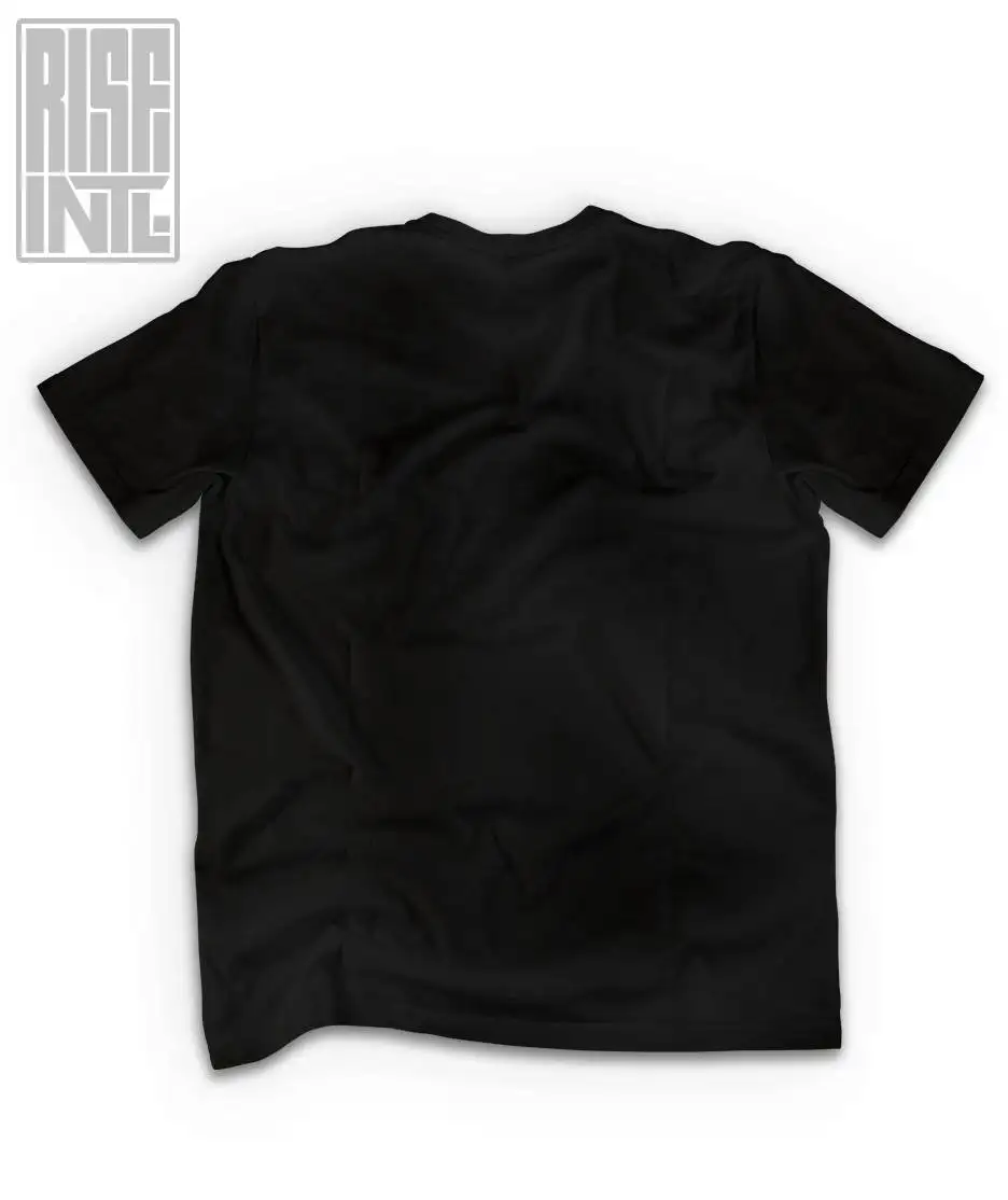 Quite Frankly // King40 // DTG Tee // Black flat-lay // RISE INTL