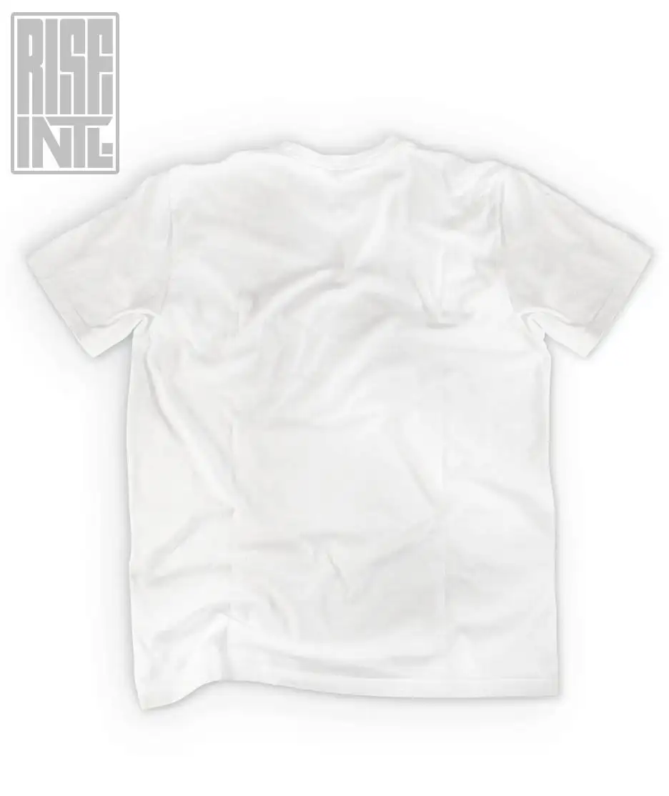 Quite Frankly // King40 // DTG Tee // White flat-lay // RISE INTL