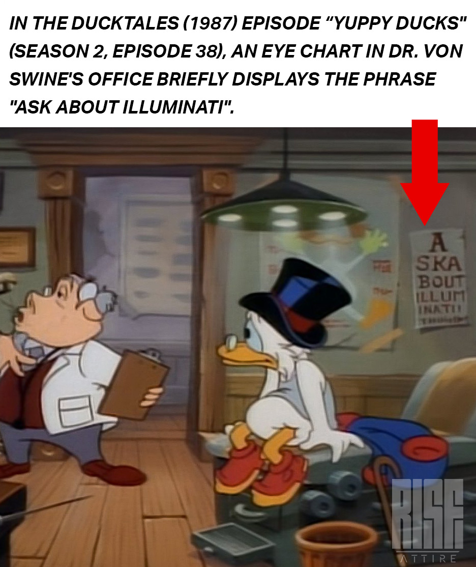 RISE ATTIRE // Duck Tales "Ask About Illuminati" //