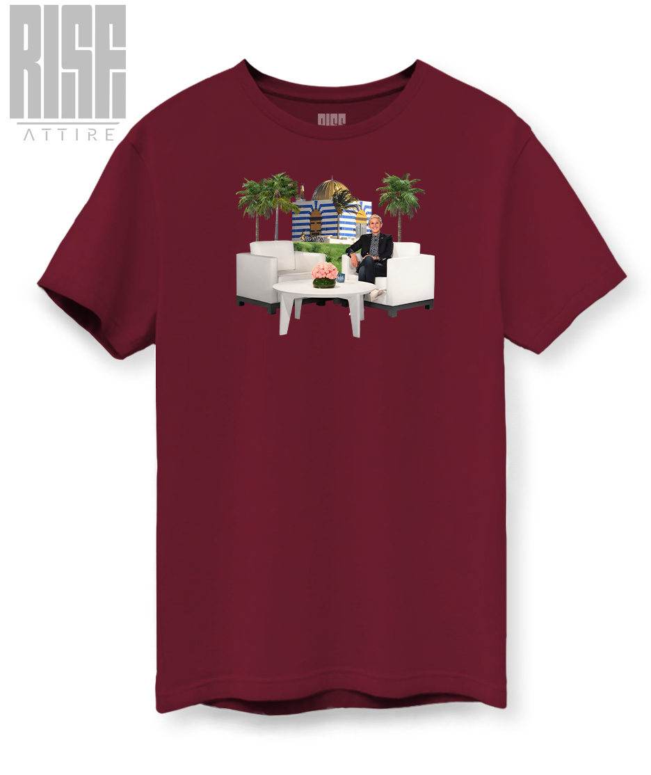 Hell // Epstein // Unisex Cotton Tee // Red // Front // RISE ATTIRE