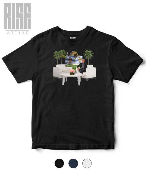 Hell // Epstein // Unisex Cotton HEAVYWEIGHT Tee // Black // SWATCHES // RISE ATTIRE