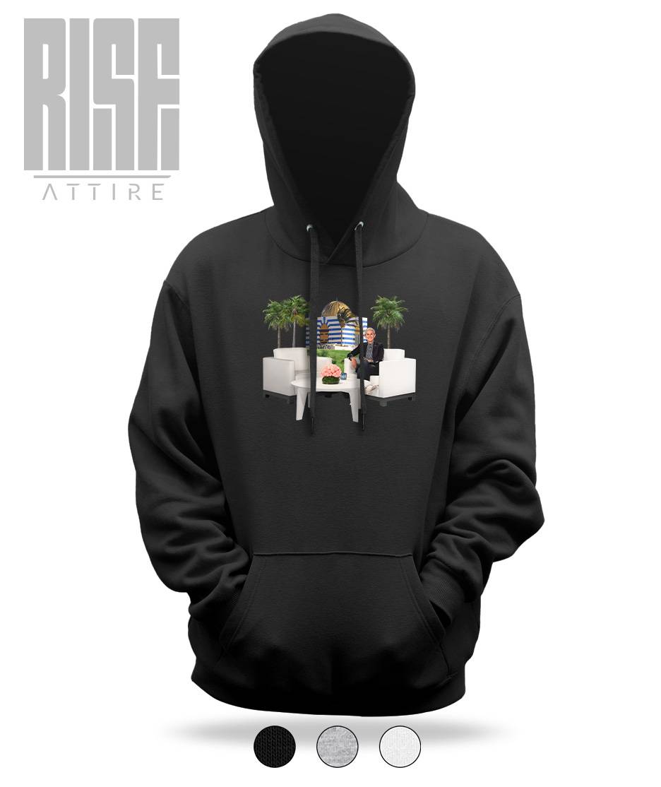 Hell // Epstein // Unisex Cotton Pullover Hoodie // SWATCHES // RISE ATTIRE