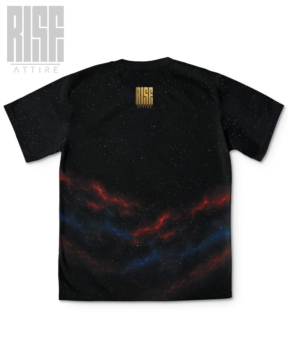 America 250: THE MOVIE // Mens Unisex Premium Tee // BACK // RISE ATTIRE