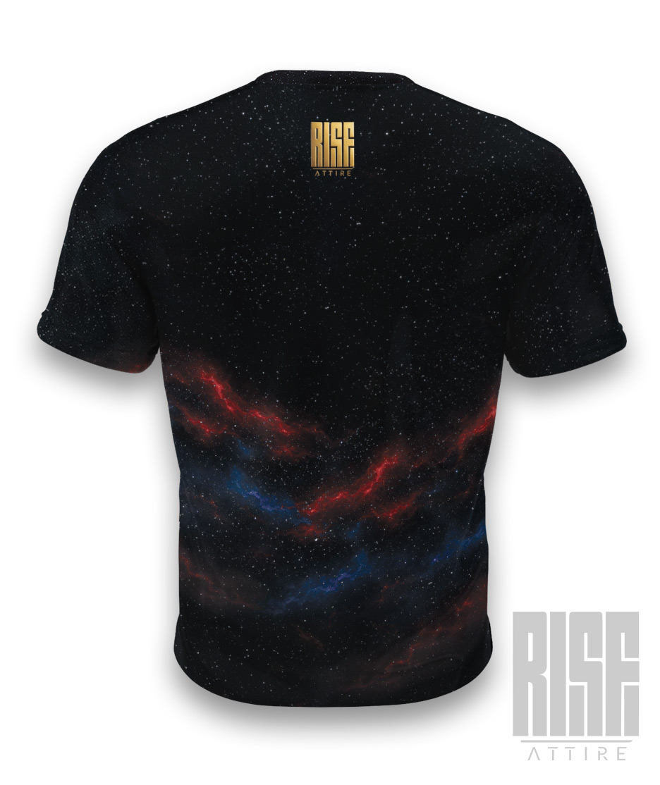 America 250: THE MOVIE // Mens Unisex Premium Tee // BACK // RISE ATTIRE