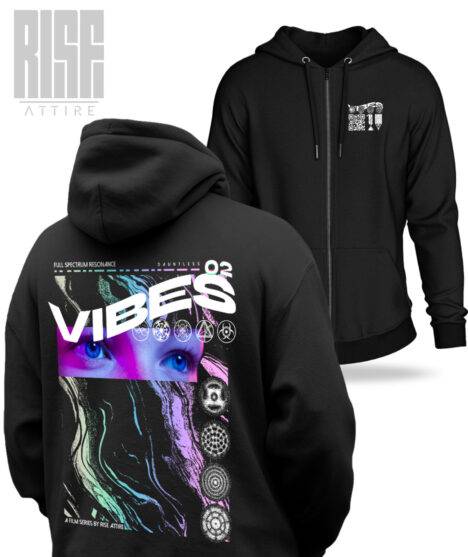 VIBES 02 v3 DTG Unisex Zip-Up Hoodie
