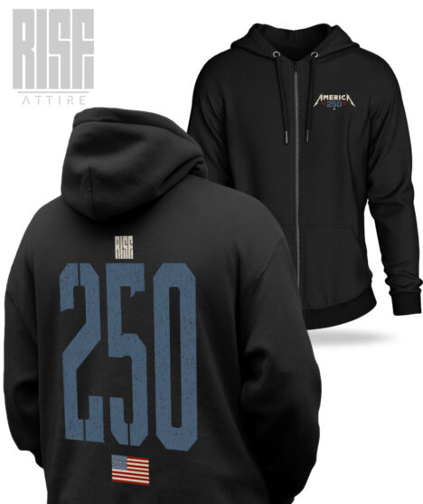 America 250: THE BAND DTG Unisex Zip-Up Hoodie