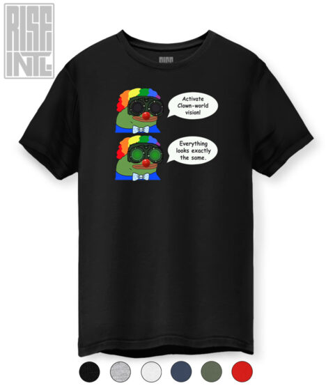 Clownworld Vision DTG Unisex Cotton Tee