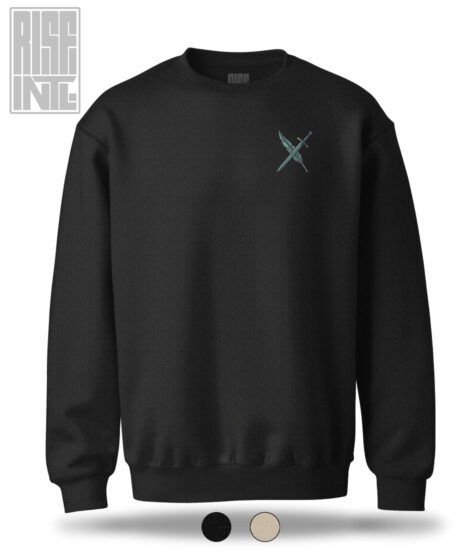 War of Stories // Black or Sand // 50-50 Heavy Blend Fleece Crew Sweatshirt // Unisex // DTG