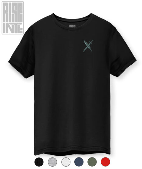 The War of Stories // Badlands Media // RISE INTL // Unisex Cotton Tee // Black with Color Swatches